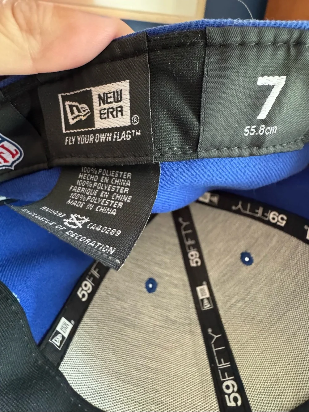 New Era Kids Navy Blue Cap with Red Buffalo Patch
